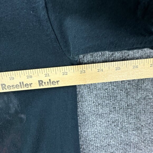 Dragon Skull T Shirt Mens Extra Large Black Red Grunge Punk Goth AOP Gildan - Picture 11 of 11